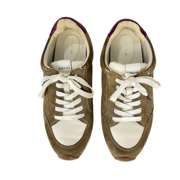 Birdies Roadrunner Suede Trainers Low Top Sneaker Chai Spice Size 8 - Picture 4 of 12